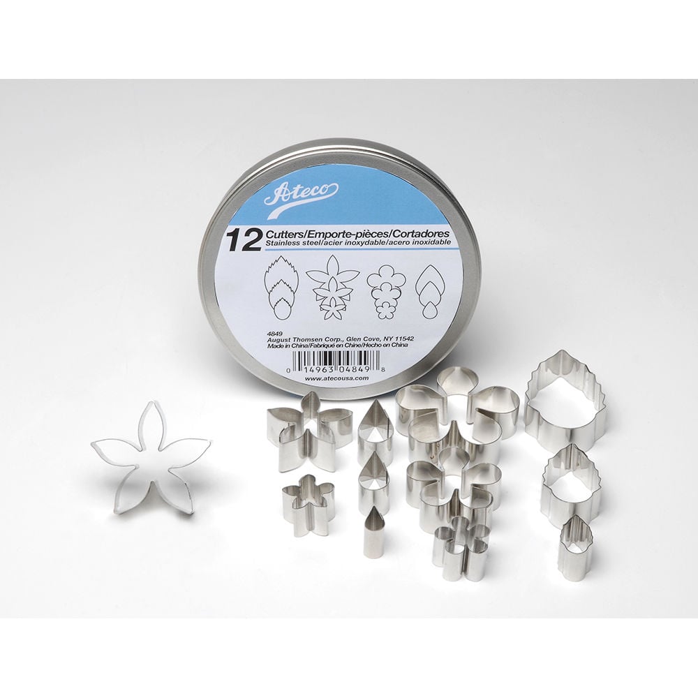 Flower & leaf cutter set -4849
