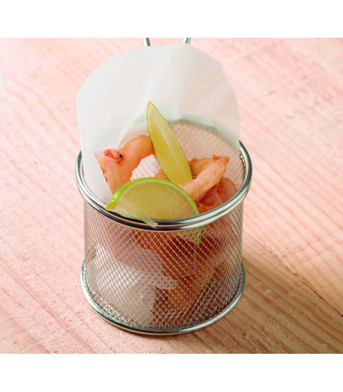 Round Serving Chip Basket -61009