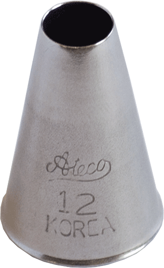 No. 012 Round Nozzle/Tube ø7,5mm - CulinaryKraft