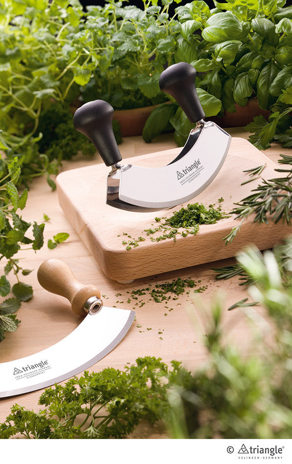 Mincer double blade / Mezzaluna -4123223 23cm - CulinaryKraft