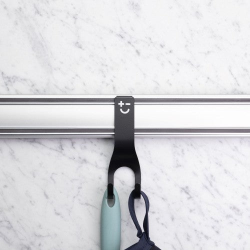 Knife rack Black double hook -BMDOHCDU-0
