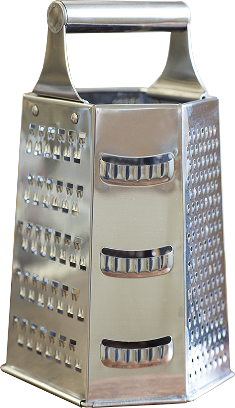 Grater 6 Sided Stainless Steel - GRA6 - CulinaryKraft
