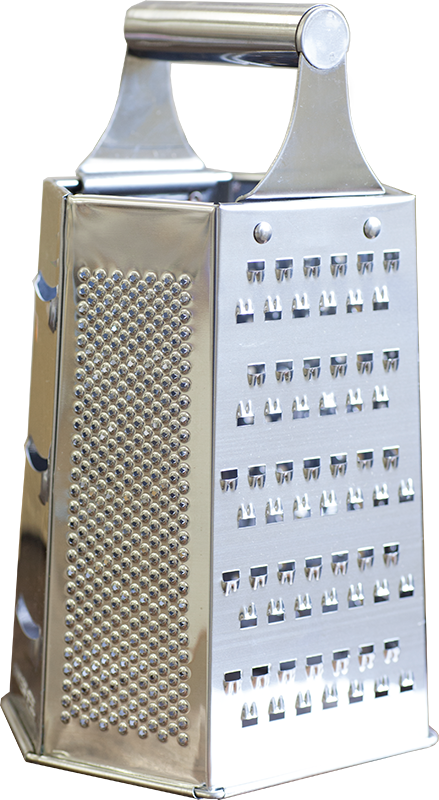 Grater 6 Sided Stainless Steel - GRA6 - CulinaryKraft
