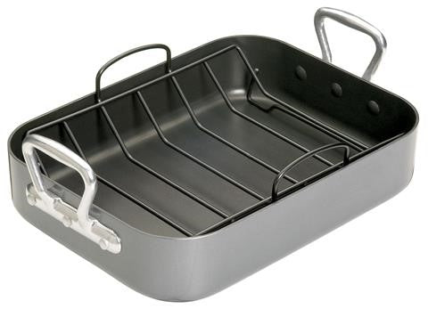 Roasting Pan w/rack - KCMCHROAST36 - CulinaryKraft