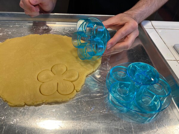 Rose fondant/ cookie cutters 2 pc -1481