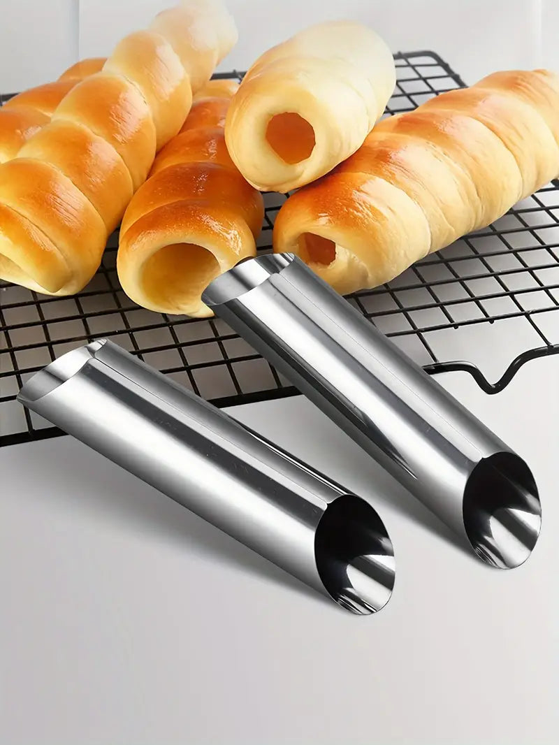 Cannoli mold s/s angled - CM111