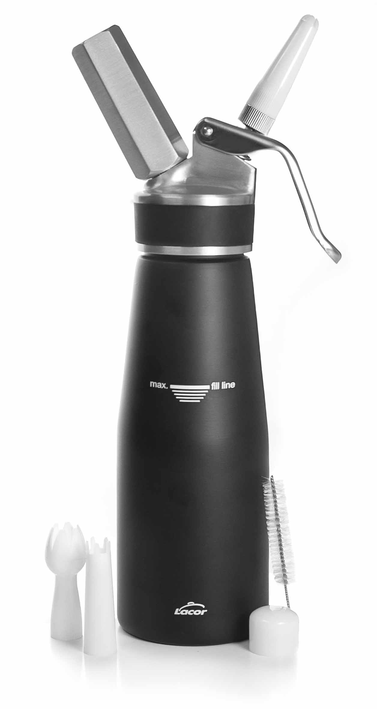 Aluminium Cream Gun 1Lt Black -68605