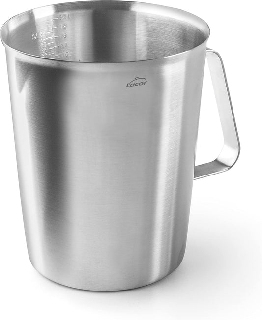 Stainless steel measuring jug Lacor 62741