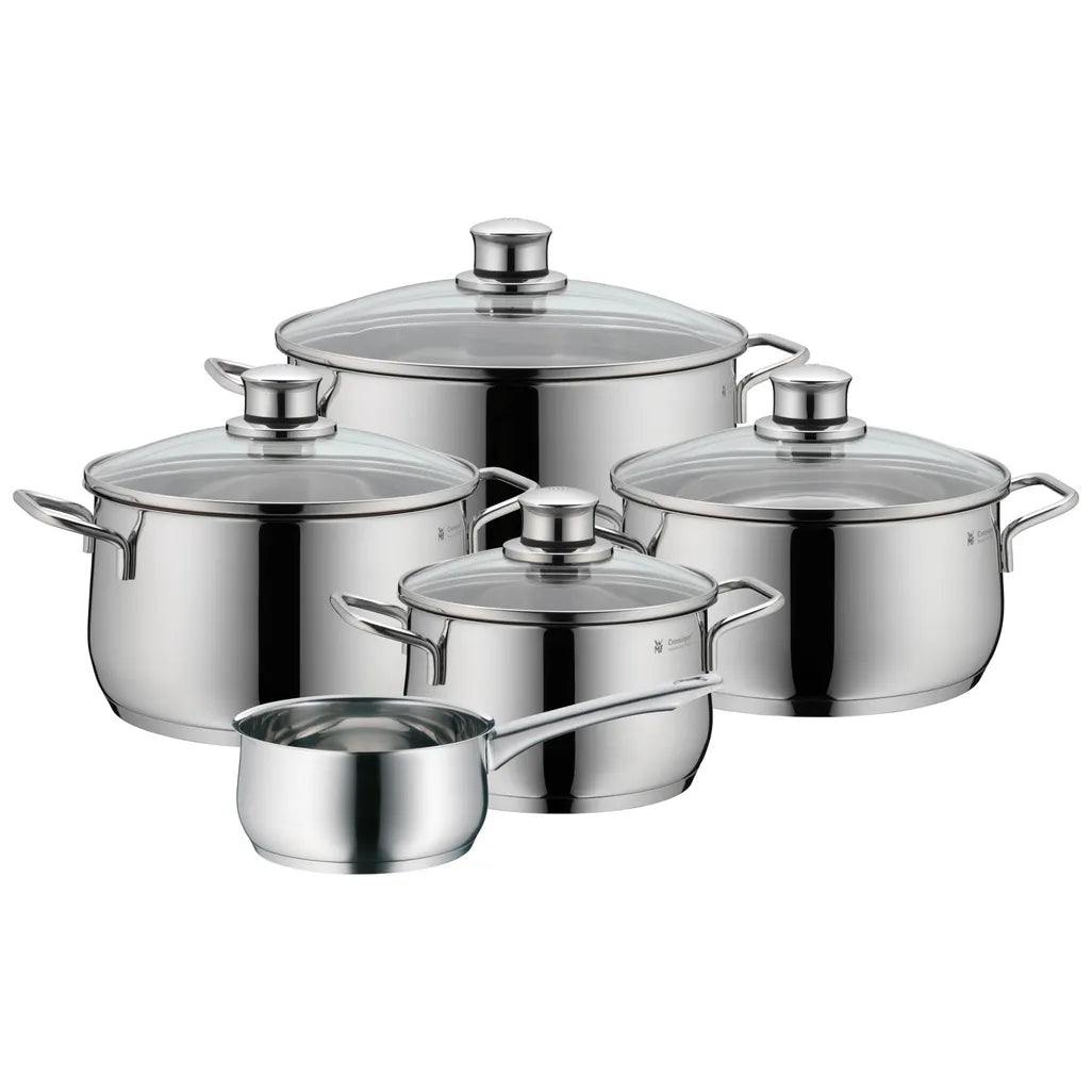 WMF Diadem Plus 9 Piece Stainless Steel Cookware Set -0733556040