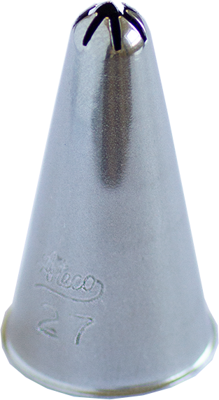 No. 027  Closed Star Nozzle/Tube - CulinaryKraft