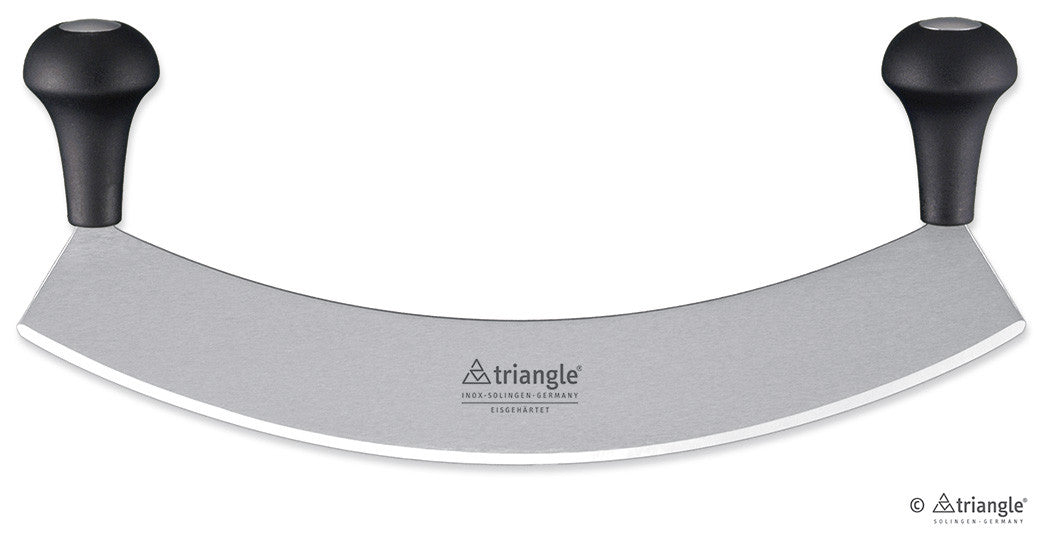 Pizza Cutter / Mezzaluna / Mincing knife  -412343600  36cm - CulinaryKraft