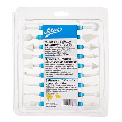 9 pc Sculpting tool set -4200 - CulinaryKraft