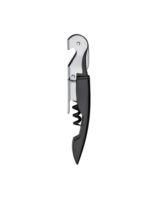 WAITERS CORKSCREW, DOUBLE-HINGED, BLACK -504071300 - CulinaryKraft