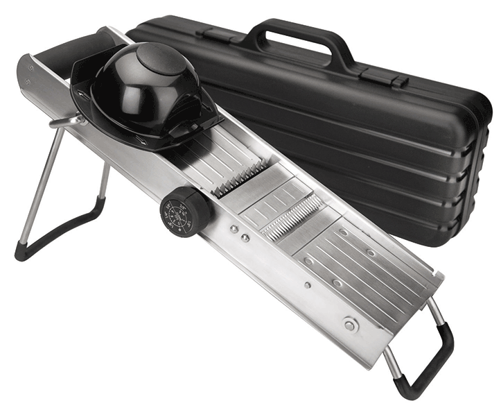 Mandoline Slicer Stainless Steel with Protector -60357 - CulinaryKraft