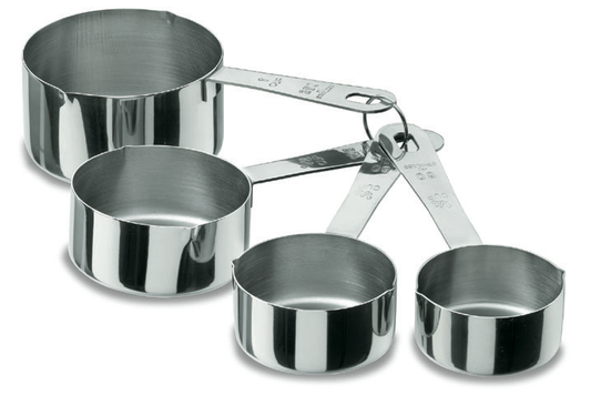 Measuring cup set 4pc s/steel 18/10 -67007 - CulinaryKraft