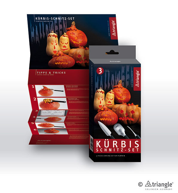 Pumpkin carving set, 3 pieces -908350302 - CulinaryKraft
