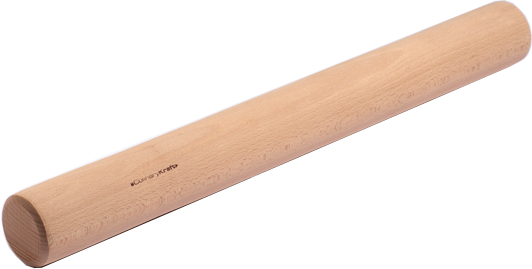 Beech rolling pin 49cm -AW1412 - CulinaryKraft