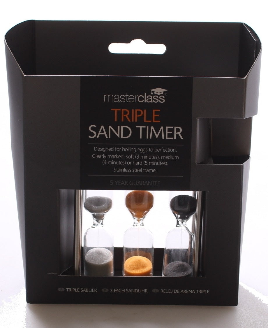 Timer - Tripple Sand Timer set 3, 4, 5 mins - KCMCTIM3